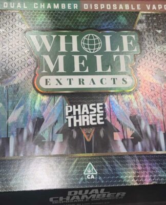 Whole Melt Dual Chamber Phase 3 Disposable
