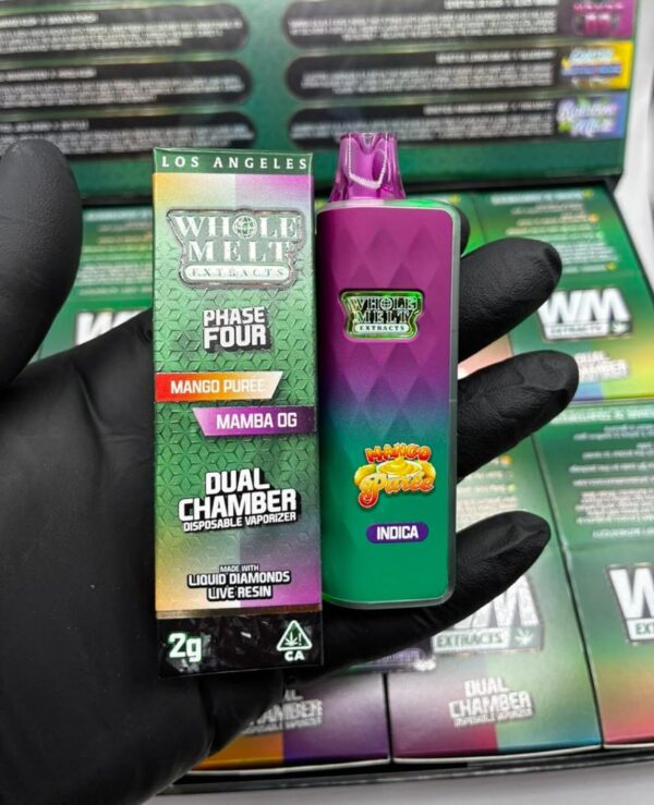 Whole Melt Dual Chamber Mango Puree x Mamba OG