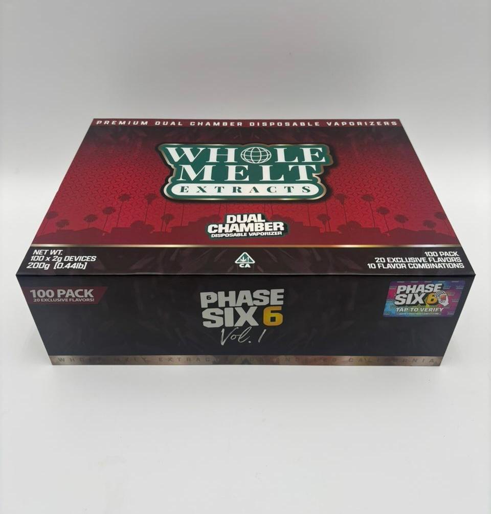 Whole Melt Phase 6 Dual Chamber Disposable