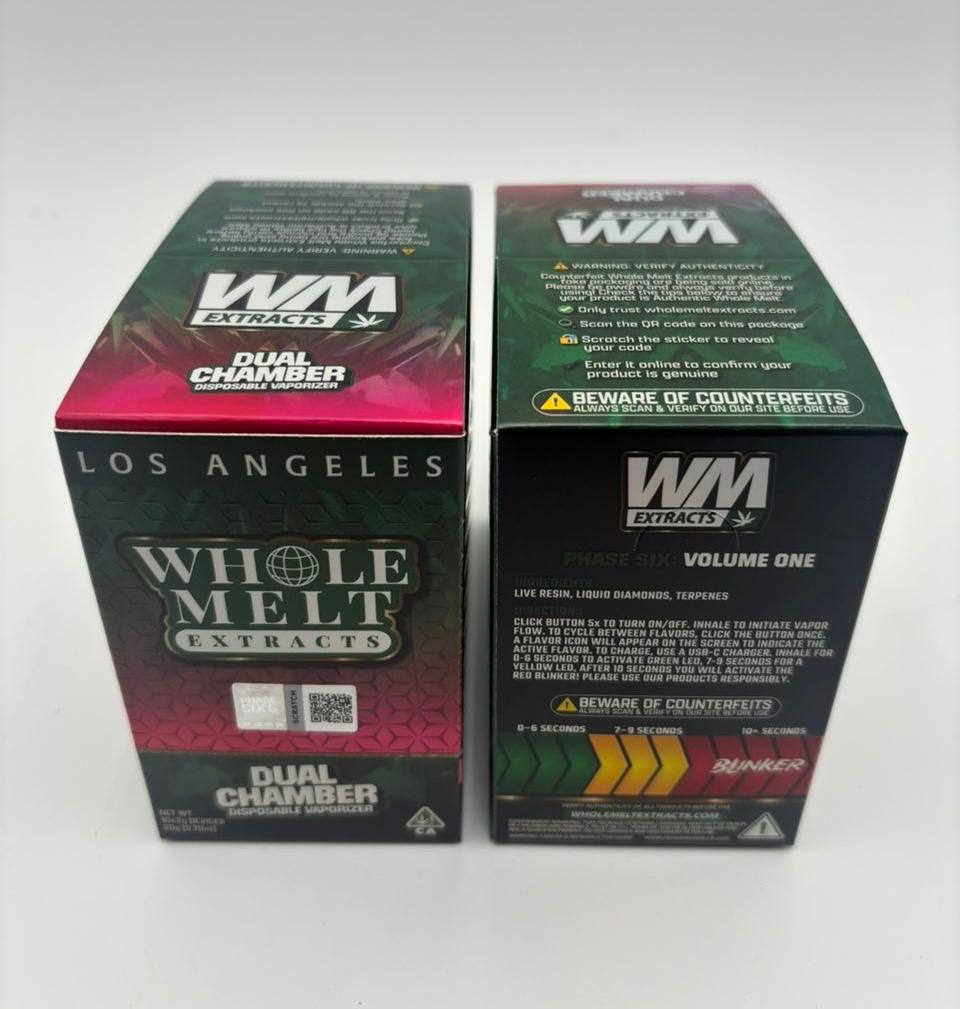 Whole Melt Phase 6 Dual Chamber Disposable - 10 Pack Mixed flavors - Image 3
